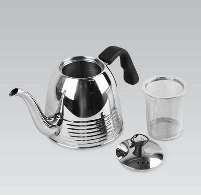 Çajnik jo-elektrik Maestro, 1100 ml, i argjendtë