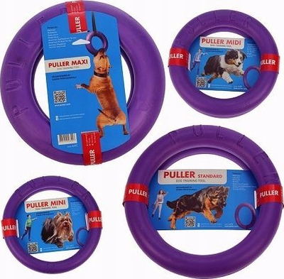Lodër stërvitje për qen Puller Mini Ringo, 18 cm, set me 2 copë, lejla