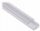 Profil me kapak për shirita LED KI LED 15x10, montim sipërfaqe, 2m, i bardhë