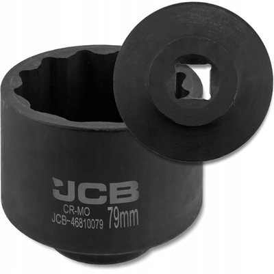 Nasadkë goditëse JCB CR-MO 46810079, 79mm, 3/4", e zezë