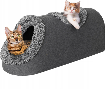 Shtrat tunel për mace Doggy Bed Bullet Inari, i zi
