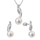 Set Varëse dhe vathë për femra Evolution Group Pavona 29048.1B, të argjendtë