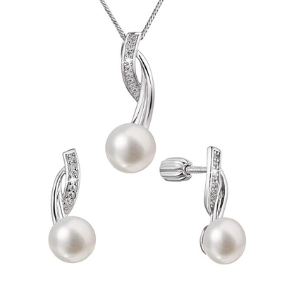 Set Varëse dhe vathë për femra Evolution Group Pavona 29048.1B, të argjendtë