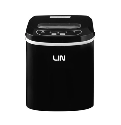 Prodhues akulli portativ LIN ICE PRO B12, panel digjital, kapak transparent, i zi