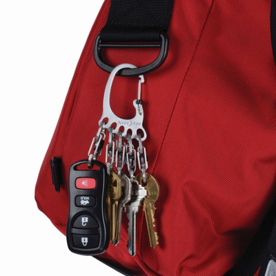 Држач за клучеви Nite Ize BigFoot KeyRack, 5x карабин MicroLock, не’рѓосувачки челик