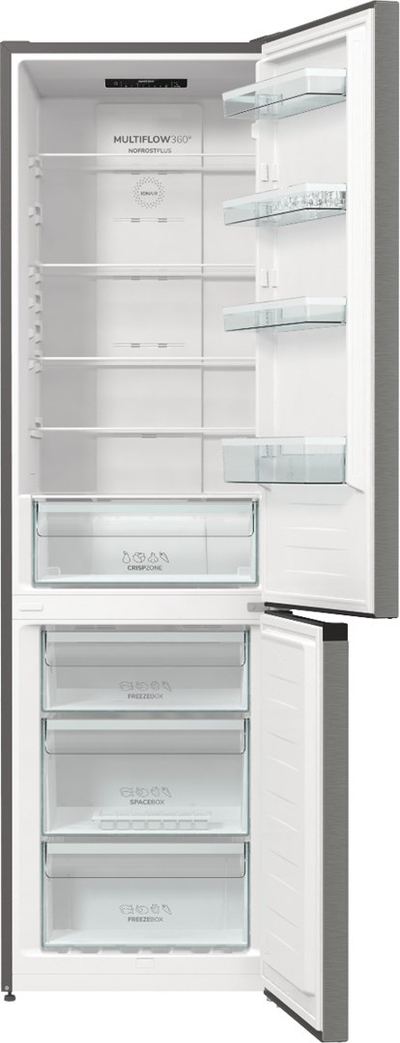 Frigorifer kombinë Gorenje NRK6202EXL4, No Frost, inox, argjendtë