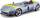 Makina lodër Bburago Ferrari Monza SP1, shkallë 1:43, koleksion për vitrinë, ngjyrë argjendi