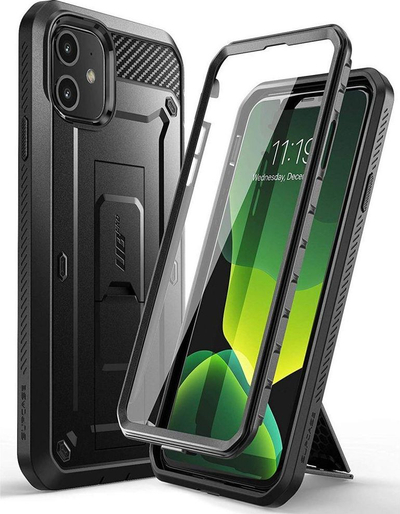 Mbrojtëse telefoni Supcase UNICORN BEETLE PRO për iPhone 11, e zezë