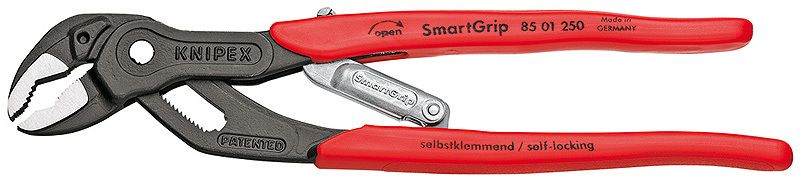 Pinca të rregullueshme Knipex, 250 mm, të kuqe/zeza