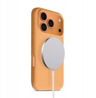 Këllëf telefoni Crong Color Cover Magnetic MagSafe, për iPhone 17 Pro, silikon, portokalli