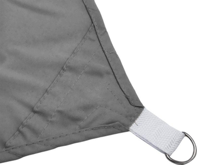 Tendë hijëzuese katrore Ambiance Square, 5 x 5 m, UPF 50+, gri