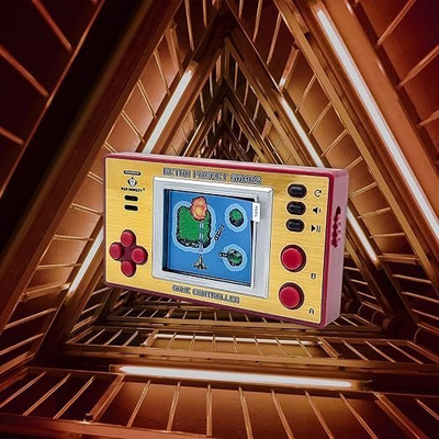 Konzolë portative lojërash ORB Retro Portable, ekran i integruar, e bardhë