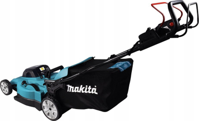 Kositëse bari Makita DLM539, pa kabllo, 53 cm, me 2 bateri 18V, blu