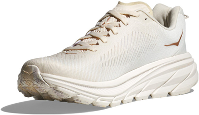 Atlete femrash Hoka Rincon 3, tekstil sintetik, të lehta, Eggnog Rose Gold