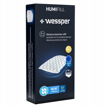 Mbushës për thithës lagështie Wessper HumiFill, 500g, deri 40 m², i bardhë