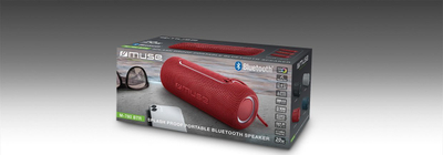 Bokë portative Muse M-780 BTR, 20W, Bluetooth, e kuqe