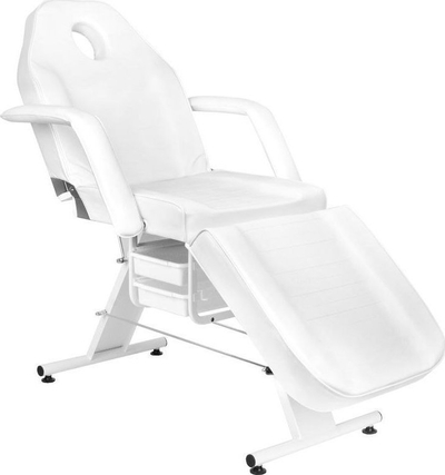 Karrige kozmetike Activeshop Basic 202, me tabaka anësore, e bardhë