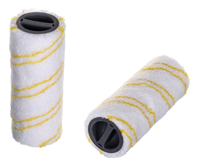 Set rrotullash mikrofibre Karcher FC 5, për dysheme të forta, komplet zëvendësues, i verdhë