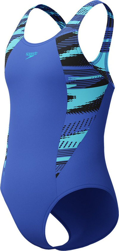 Kostum banje për goca Speedo Hyperboom Splice Muscleback, rezistent ndaj klorit, shumëngjyrësh