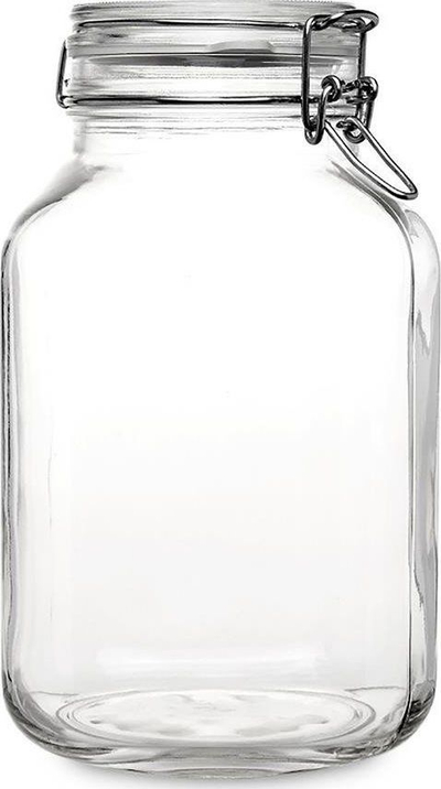 Сет стаклени тегли Bormioli Rocco Fido, 300ml, 6 парчиња, проѕирни