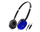Kufje JVC HA-S160M-AU, me mikrofon, me tel, blu
