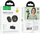 Mikrofon wireless HOCO USB C Round, lavalier me kapse, me ulje zhurme, i zi