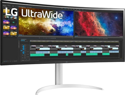 Monitor LG Ultrawide 38WP85C, 38", 3840x1600, i bardhë