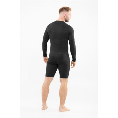Bluzë termale Viking Gasher Longsleeve Merino për meshkuj, madhësia L, e zezë