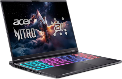 Laptopi Acer Nitro 16 AI AN16-61, Ryzen AI 7 350, 16GB, 1TB SSD, RTX 5070 Ti, 180Hz, i zi