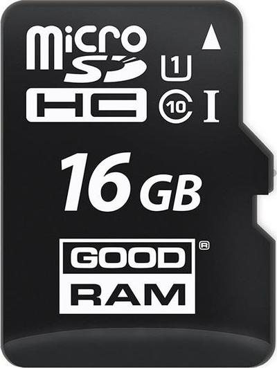 Kartë memorie GoodRam microSDHC 16 GB Klasa 10 UHS‑I / U1 (M1AA-0160R12)
