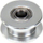 Rrotullë e lëmuar GT2 20T, për rrip 6mm, vrimë 5mm, metalike