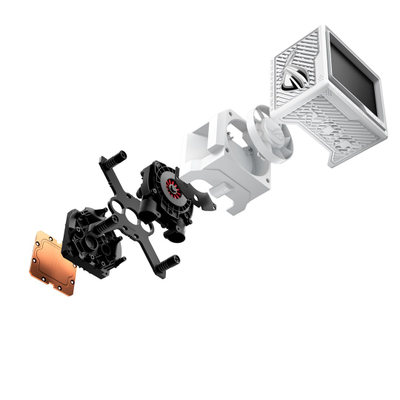 Ftohës liquid për procesor ASUS ROG RYUJIN III 360 ARGB EXTREME, radiator 360 mm, ekran LCD 3.5", i bardhë