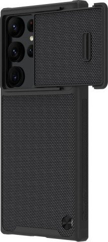 Mbështjellës telefoni Nillkin për Samsung Galaxy S22 Ultra, me mbrojtës kamere, i zi