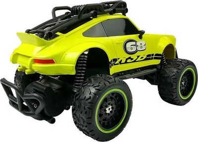 Makinë lodër me telekomandë LEANToys Beetle, 2.4GHz, e verdhë