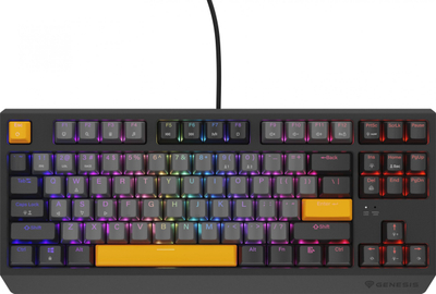 Tastierë gaming Genesis Thor 230 TKL, mekanike Outemu Red, RGB, e zezë