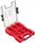 Organizues veglash Qbrick One Organizer M, 36x26.5x7.5cm, kapak transparent, i kuq