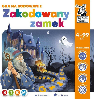 Lojë edukative Kapitan Nauka Coded Castle Edgard, programim për fëmijë