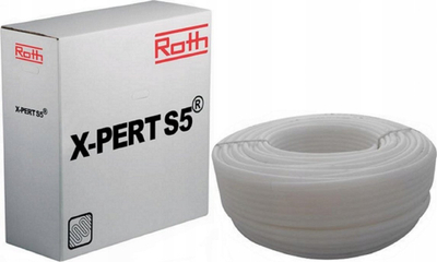 Tub ngrohje Roth X-Pert S5+ 17x2, 5 shtresa PERT EVOH, rrotull 200 m