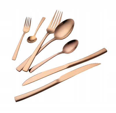 Set pirunjsh e lugësh Berlinger Haus BH-3087, 42 pjesë, inoks, argjendtë