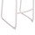 Karrige bar alumini RACHEL HM6341.02, 47x56.5x98.5cm, e bardhë