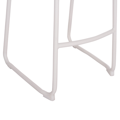 Karrige bar alumini RACHEL HM6341.02, 47x56.5x98.5cm, e bardhë