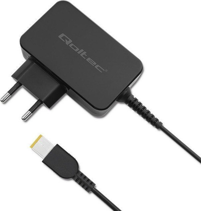 Adaptues karikues për laptop Qoltec për Lenovo, 45W, 20V 2.25A, slim tip me pin, i zi