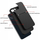 Mbulesë telefoni OEM NOBLE Case për iPhone 17, TPU PU, kompatibile me mbajtëse magnetike, e zezë
