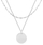 Qafore Troli Double Steel Round Pendant