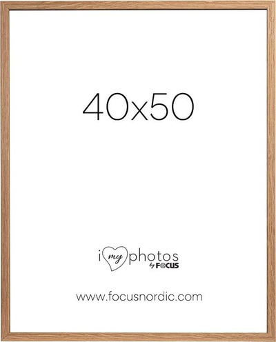 Kornizë foto Focus Frame Rock, 40x50 cm, dru, ngjyrë lisi