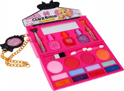 Set lodër make up Chez Ninio Star Girl, me çantë shpatulle, për fëmijë 5+, rozë