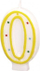 Qiri për ditëlindje Birthday Candles, numri 0, 7 cm, shumëngjyrësh