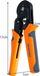Krimpa për ferula Bigstren 22717, 0.25 10mm², set 1200 copë, blu