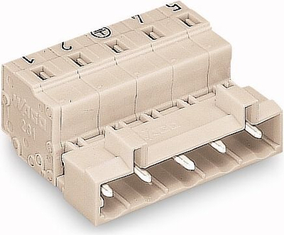 Prizë industriale WAGO MCS-MIDI (723-602 / 000-034), e hirtë
