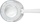 Lampë tavoline Rebel Tools NAR0460-2, lupë zmadhimi 5D, 6W LED, e bardhë
